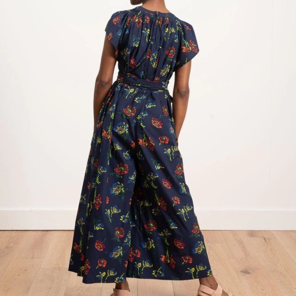 🤎🤍 ulla johnson leopard print jumpsuit size 2 - Picture 4 of 7